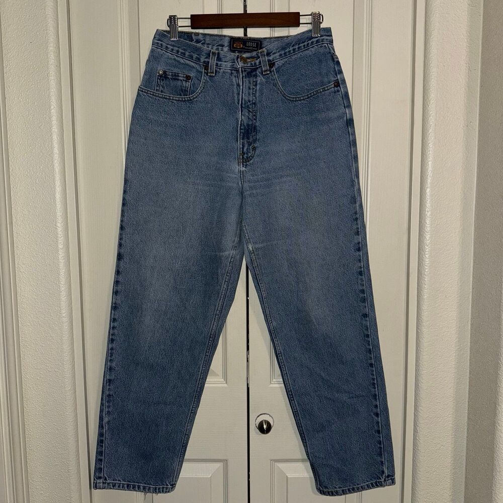 Vintage Route 66 100% Cotton High-Rise Jeans 31x30 Classic loose Fit